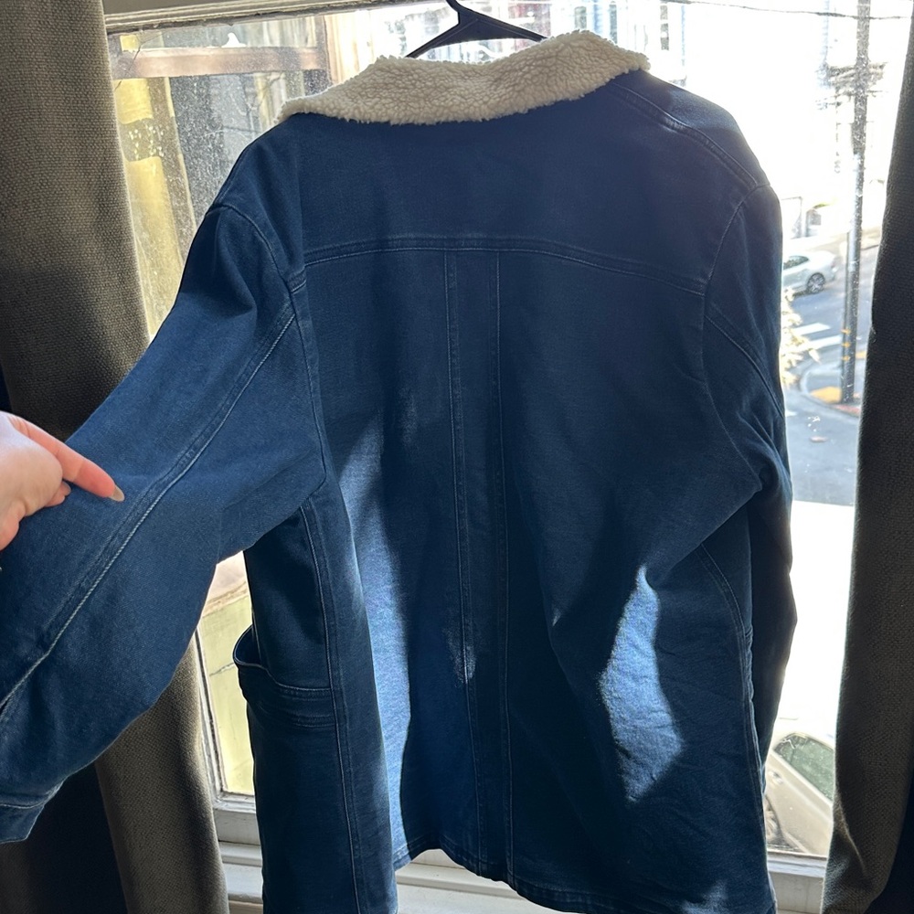 Sezane Will Shearling Jacket XL - Picture 7 of 7